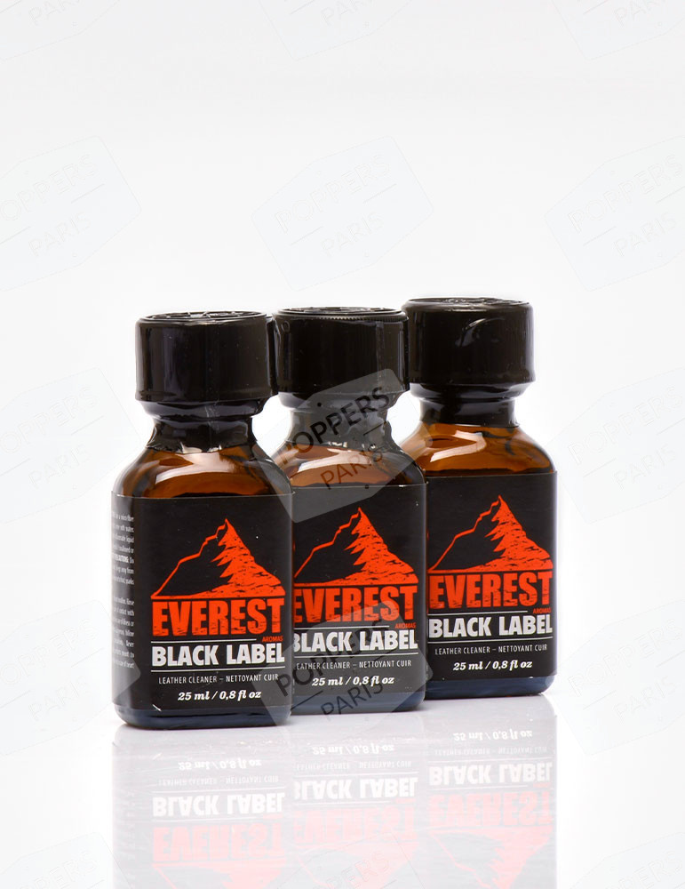 Pack de Poppers Everest Black Label x3