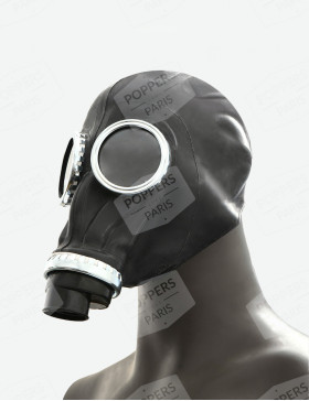 photo profil masque à gaz poppers