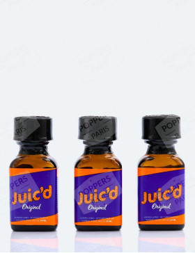 pack de 3 poppers Juic'd original 24 ml