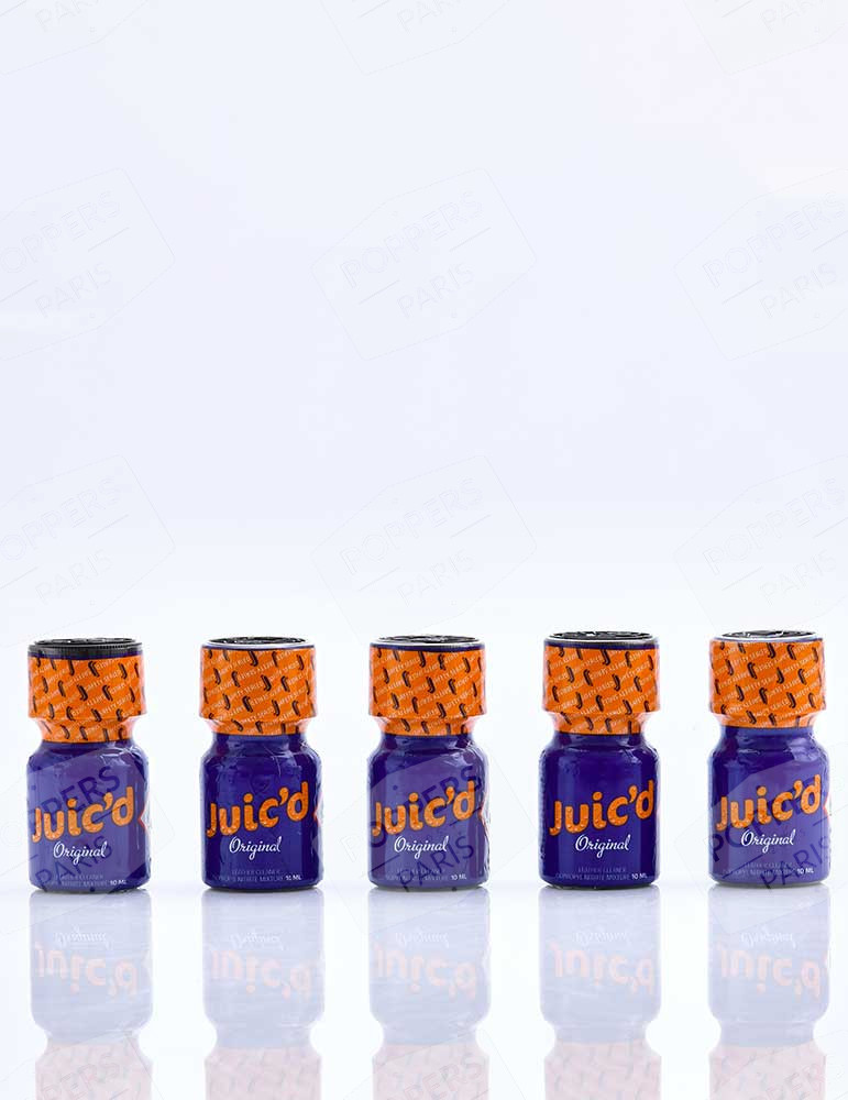 Pack de 5 poppers juic'd 10 ml