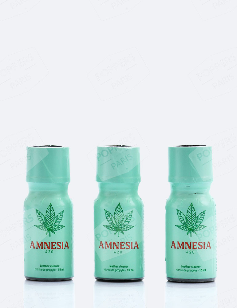 pack 3 poppers amnesia 420 15 ml