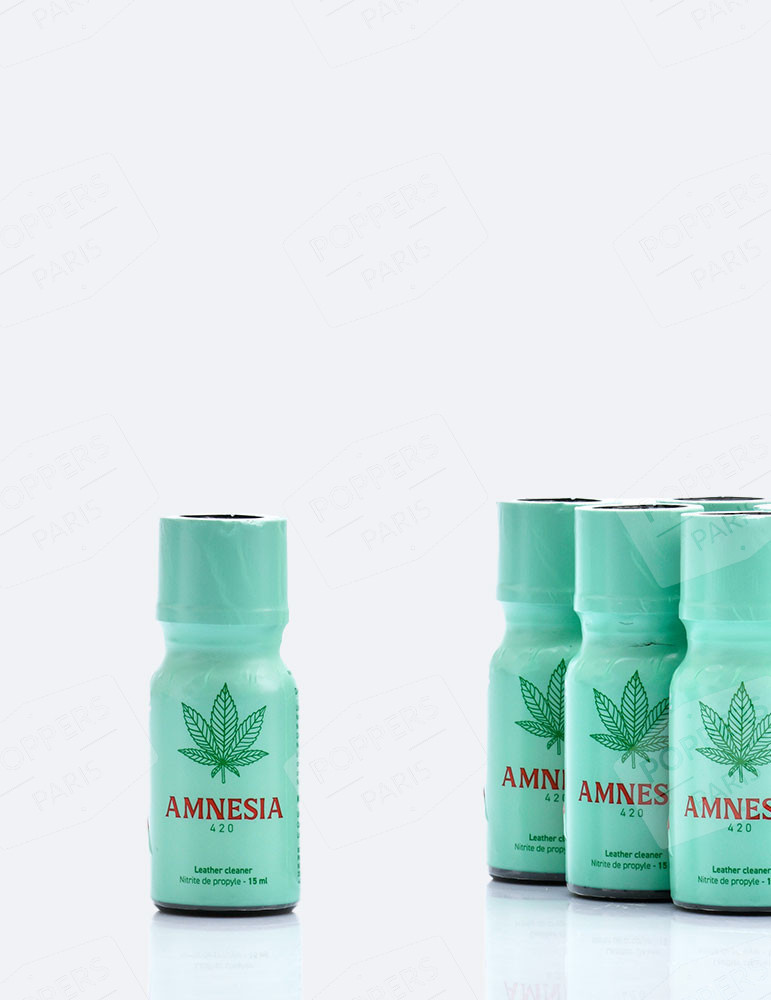 Pack de 10 poppers Amnesia 420 15 ml