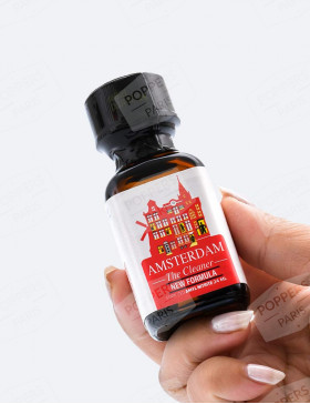 Packaging de l'Amsterdam Poppers New Formula 24 ml