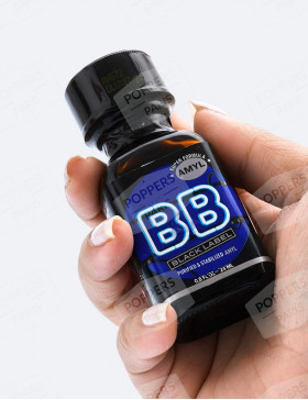 Packaging du Poppers BB Black Label 24 ml