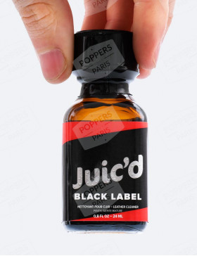 Packaging du flacon de Juic'd Poppers Black Label 24 ml
