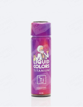 Poppers Titanium 24 ml Liquid Colors