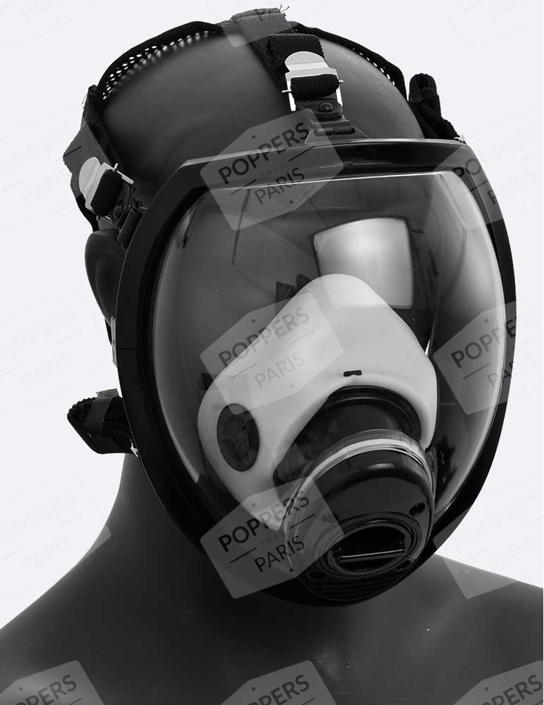 Masque Futuriste poppers MSX noir