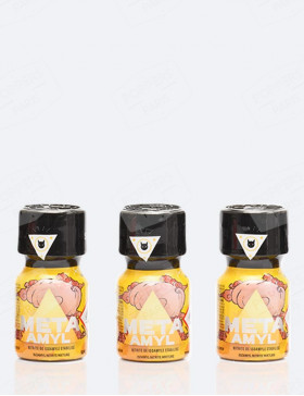 Pack de 3 Poppers Meta Amyl 10 ml