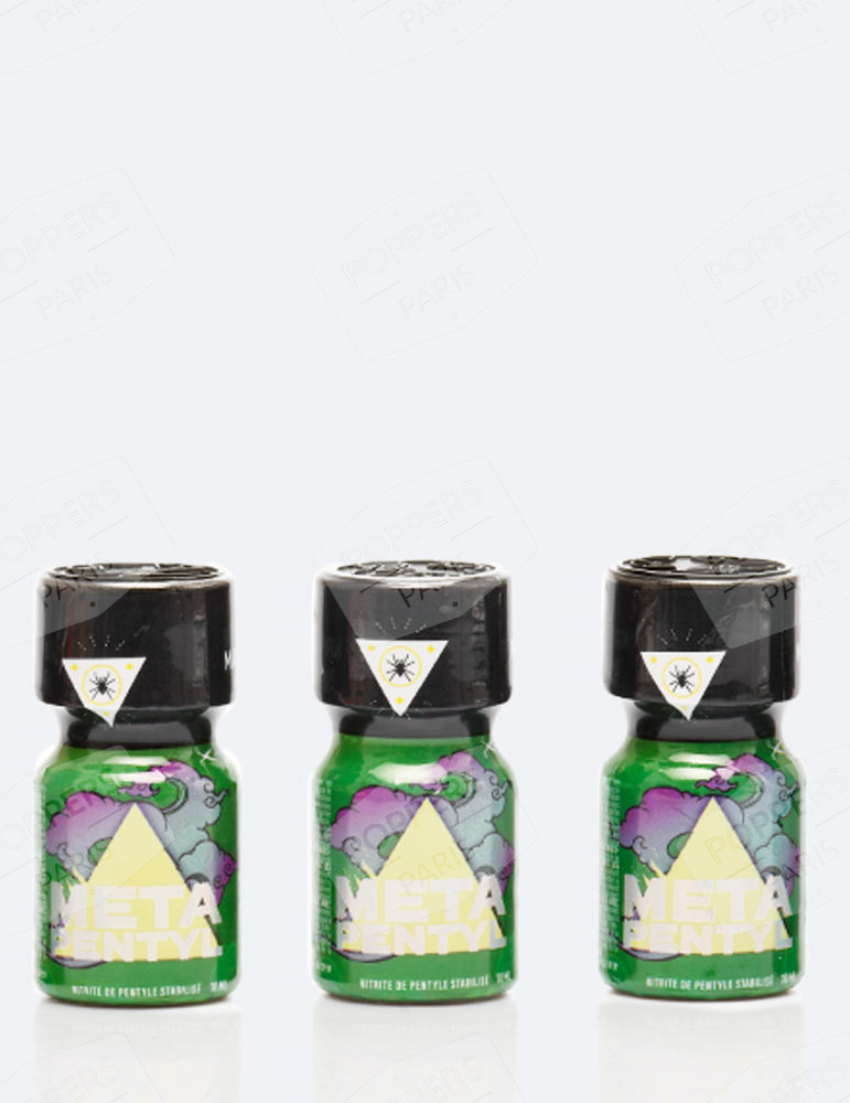 Pack de 3 Poppers Meta Pentyl 10 ml