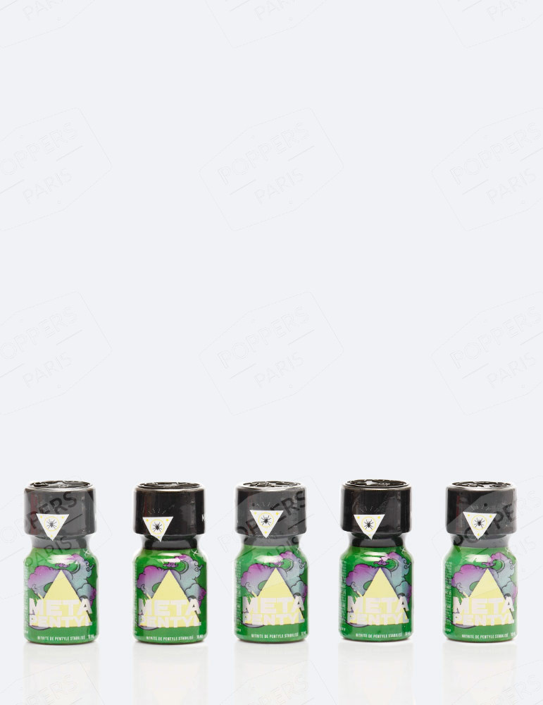 Pack de 5 Poppers Meta Pentyl 10 ml