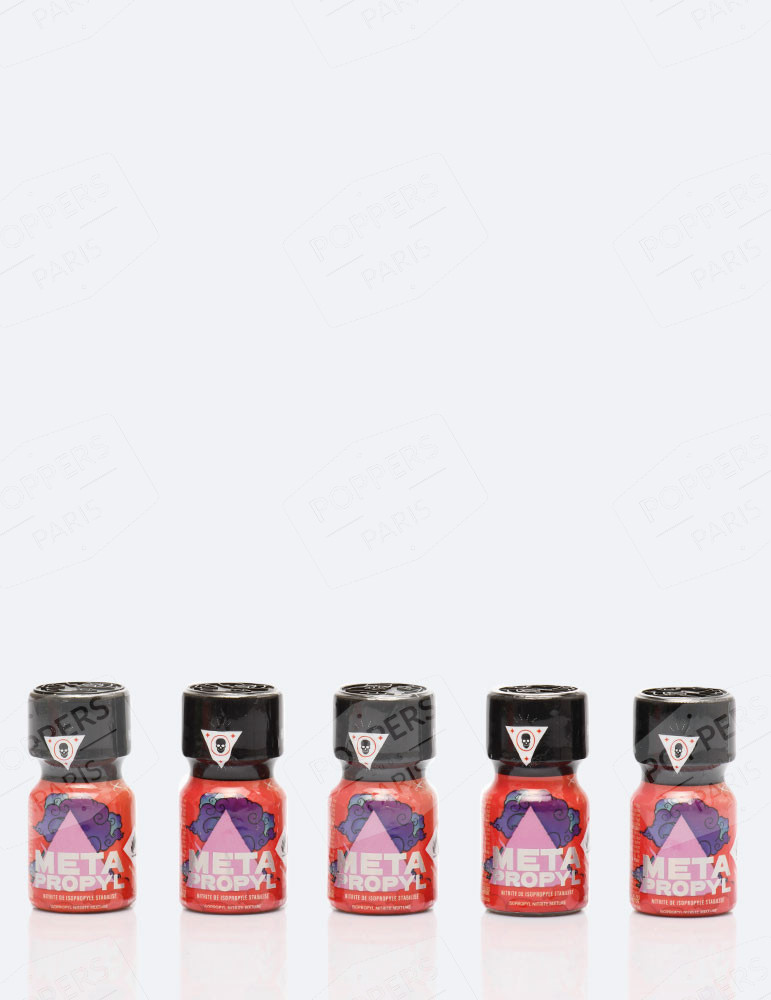 Pack de 5 poppers Meta Propyl 10 ml