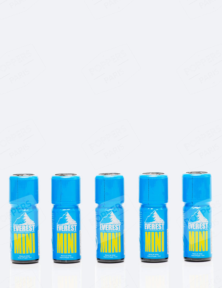 Pack de 5 poppers Everest Mini 10 ml