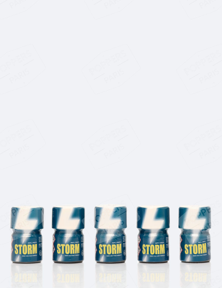 Pack de 5 Poppers Storm 15 ml