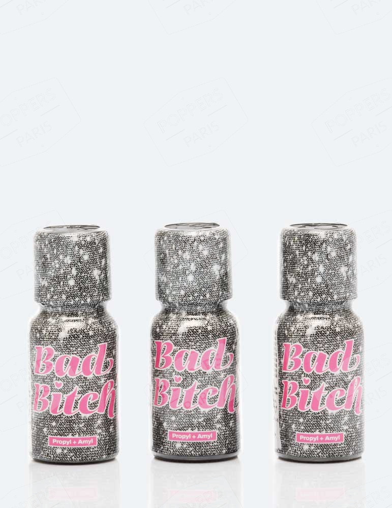 Pack de 3 Poppers Bad Bitch 15 ml