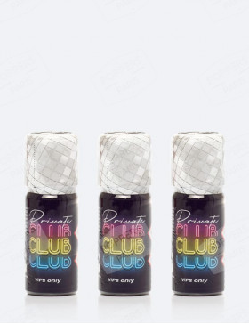 pack de 3 poppers Private Club 10 ml
