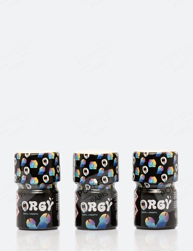 pack de 3 poppers Orgy 15 ml