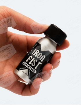 arôme aphrodisiaque de poppers iron fist black label 24 ml