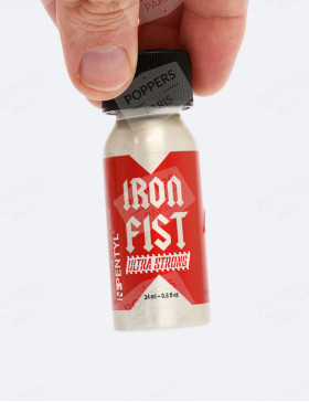 Flacon de poppers Iron Fist ultra strong 24 ml aluminium