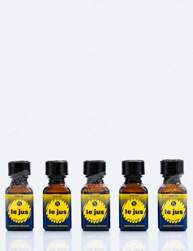 Pack Poppers Le Jus Amyl Base 24 ml x5