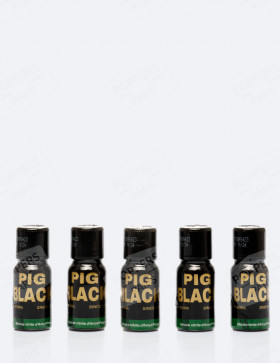 Poppers Pig Black 15ml par 5