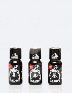 Pack de 3 poppers daddy 15 ml