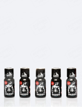 Pack de 5 Poppers Daddy 15 ml