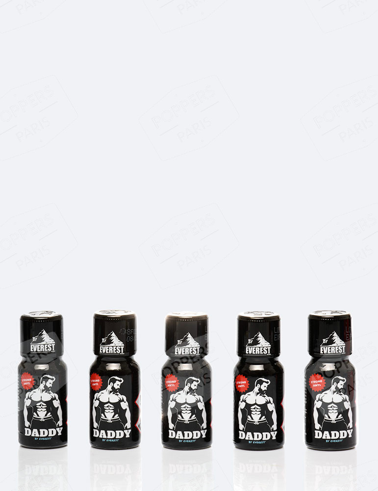 Pack de 5 Poppers Daddy 15 ml