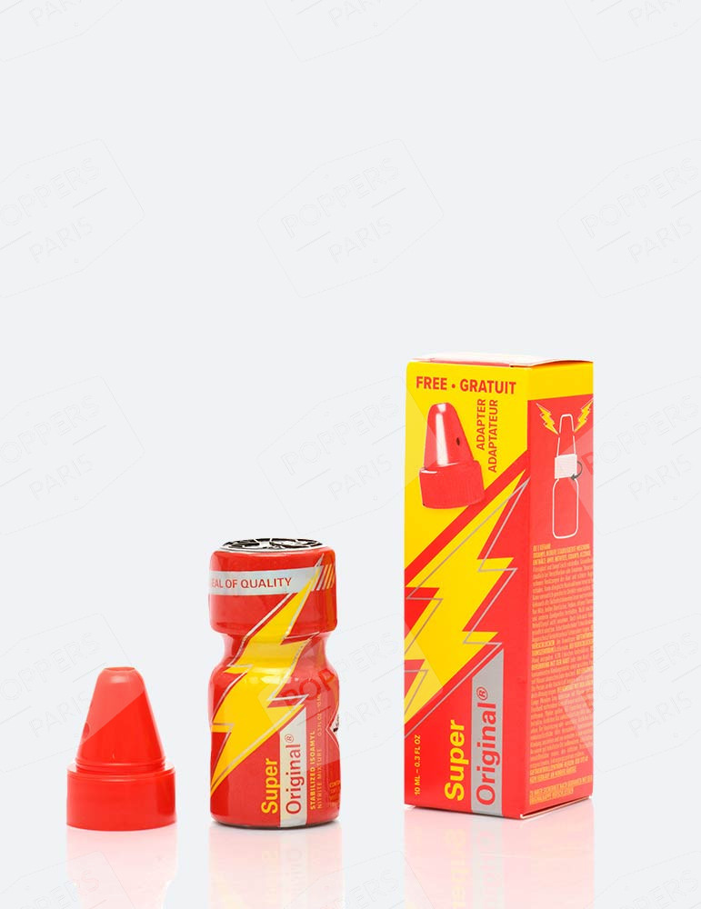 Poppers Super Original Amyl 10 ml + 1 Bouchon