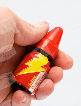 Poppers Super Original Amyl 10 ml avec son 1 Bouchon