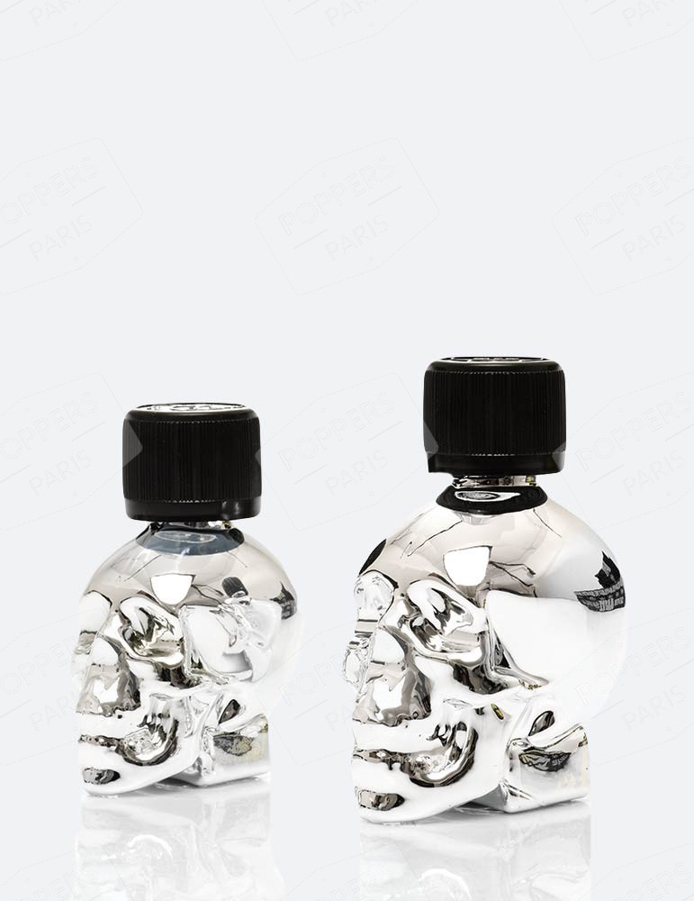 Pack poppers silver skull