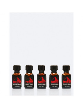 Pack 5 poppers everest Black Label