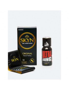 Pack Project X : Poppers Ultra Strong + préservatifs