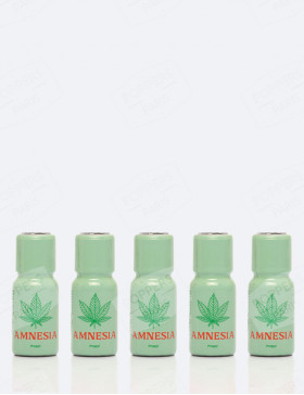 Pack de 5 poppers Amnesia 420 15 ml