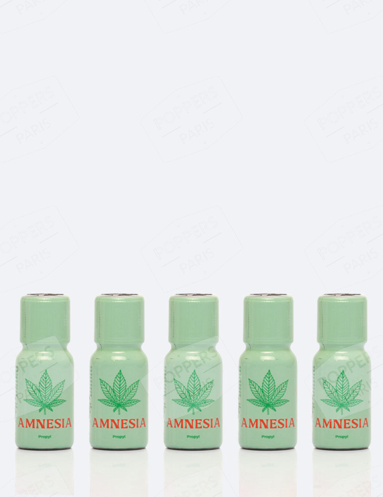 Pack de 5 poppers Amnesia 420 15 ml Pack de 5 poppers Amnesia 420 15 ml