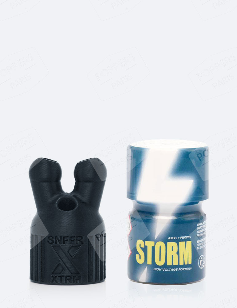 Pack poppers Storm + Bouchon inhalateur XTRM Pack poppers Storm + Bouchon inhalateur XTRM