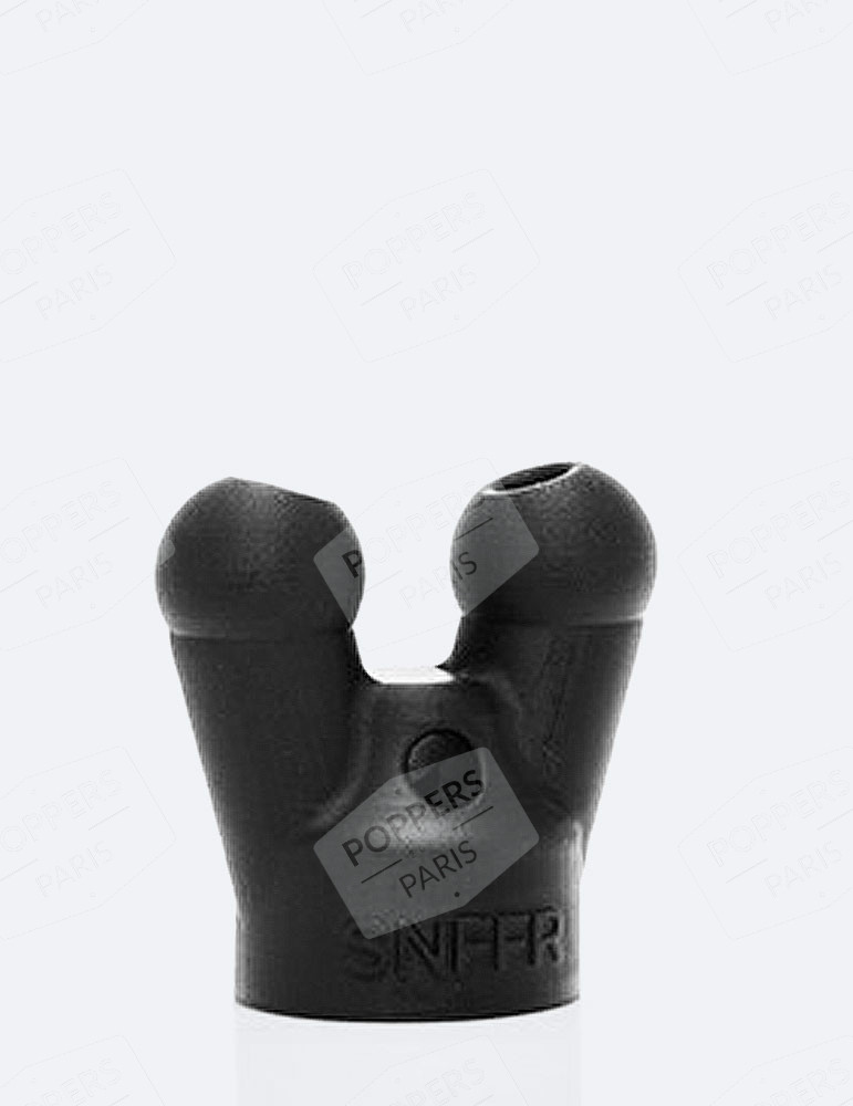 bouchon inhalateur poppers SNFFR Small noir - pour flacons de poppers au format moyen et XL
