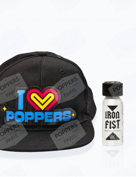 Pack poppers iron fist + casquette LED