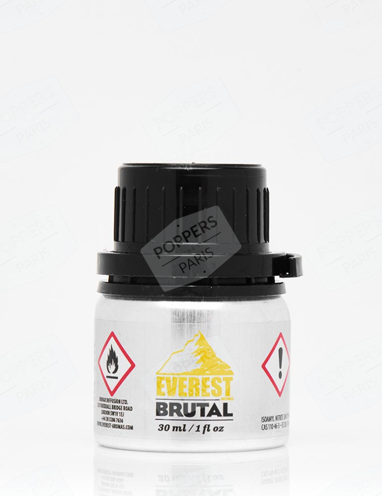 Poppers everest Brutal en alu 30 ml