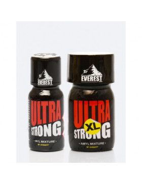 Pack de 2 poppers Ultra Strong : 15 et 30 ml