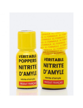 Pack Duo Poppers Véritable Amyle : 15 et 30 ml