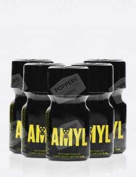 Pack 5 poppers Amyl 10 ml