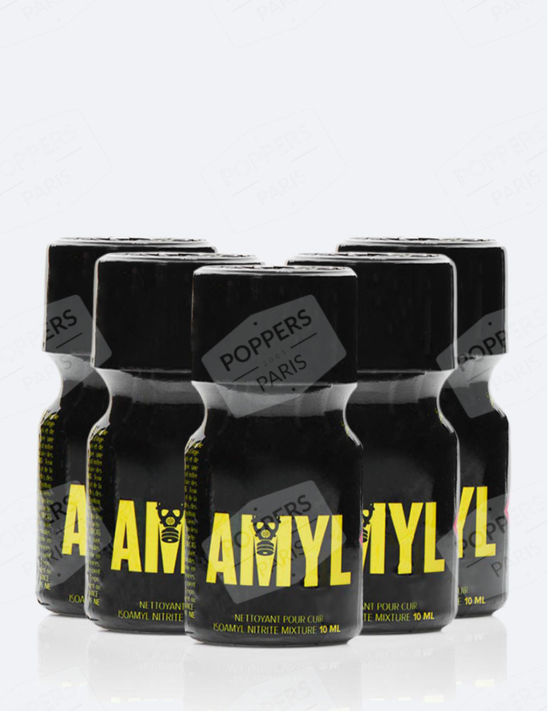 Pack 5 poppers Amyl 10 ml