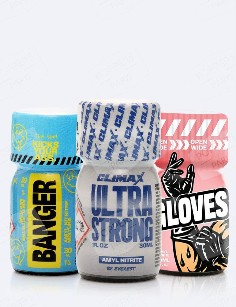 Pack Poppers Trio Explosif - 30 ml