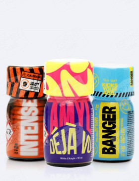 Pack Poppers Trio Connaisseur XL -  30 ml