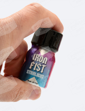 Petit flacon aluminium poppers Iron Fist Starlight