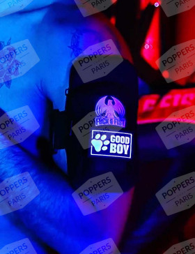 Photo dans lumière noire du fuck bag