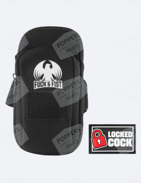 Pochette Fuck Bag Darklands + le tag Locked Cock