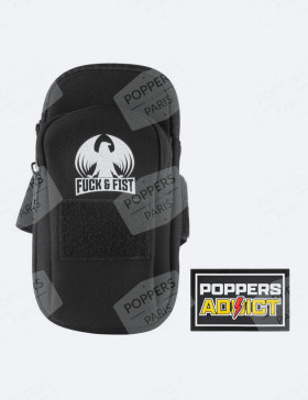 Poppers Addict – Pochette et tag personnalisable côte à côte