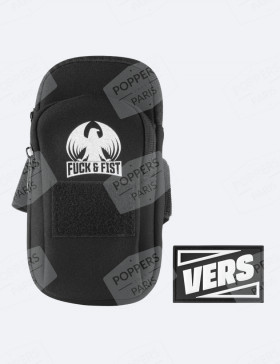 Pochette Darklands avec tag “Vers” interchangeable - Détail produit