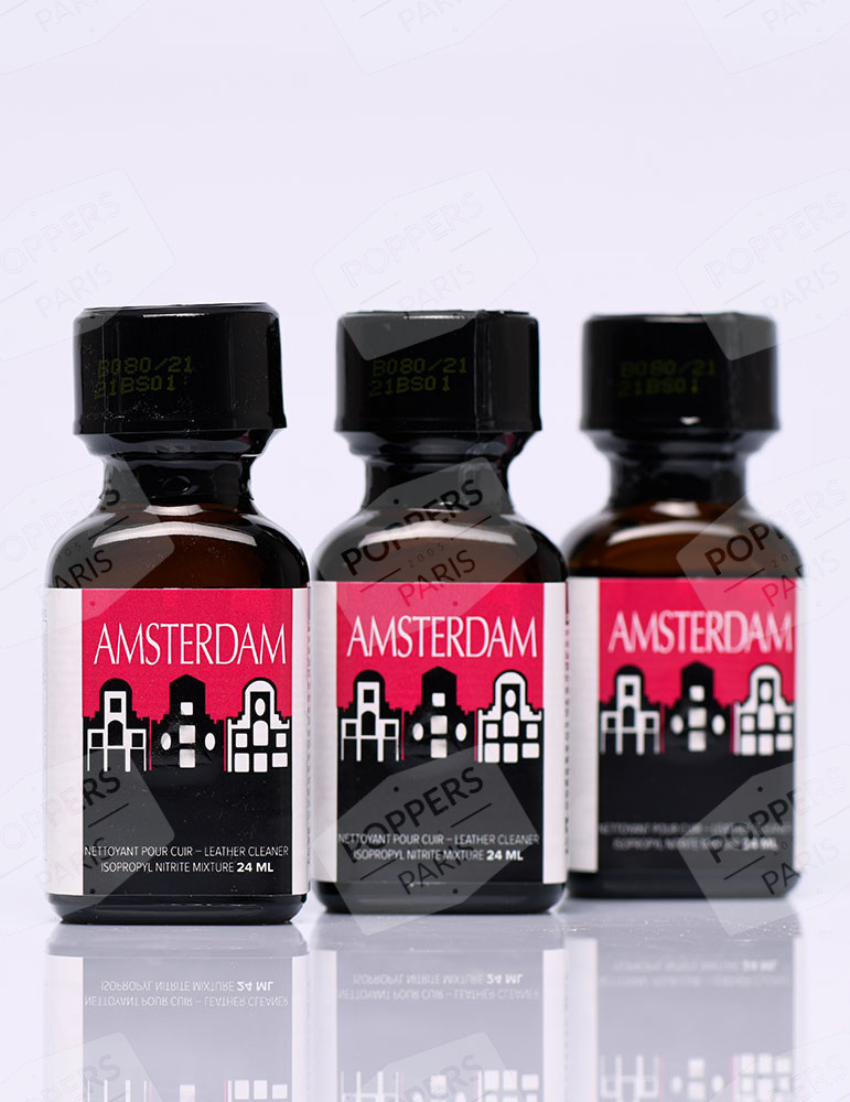Pack 3 poppers Amsterdam 24ml